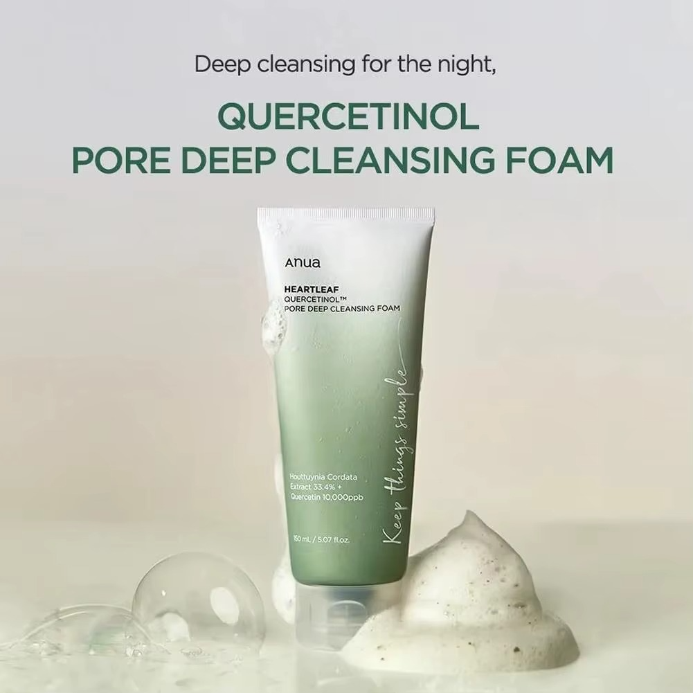 Korean Facial Cleanser Deep Cleaning Moisturizing Refreshing Oil Control Not Tight Cleanser Dense Foam For Skin Care 1/3/5pcs
