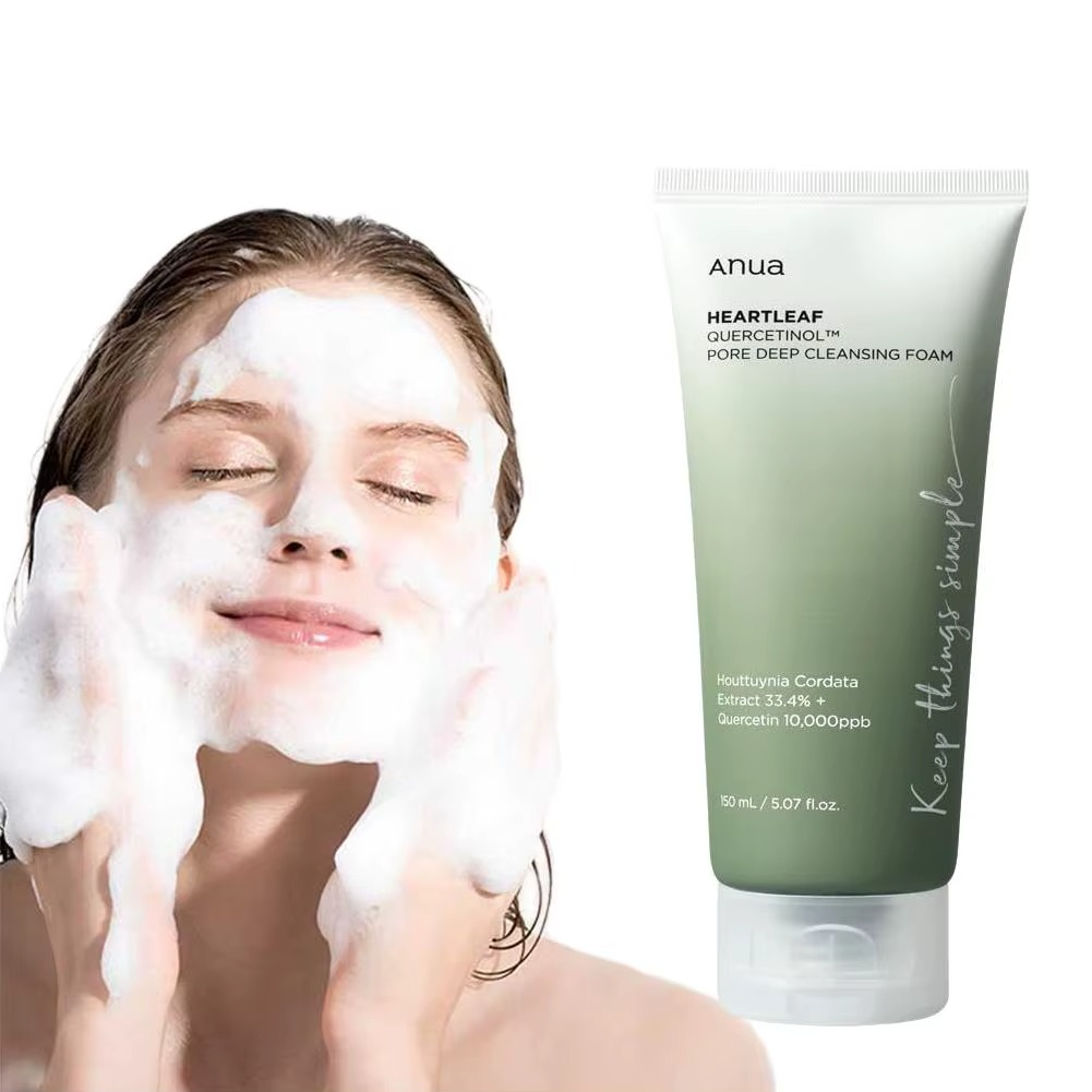 Korean Facial Cleanser Deep Cleaning Moisturizing Refreshing Oil Control Not Tight Cleanser Dense Foam For Skin Care 1/3/5pcs