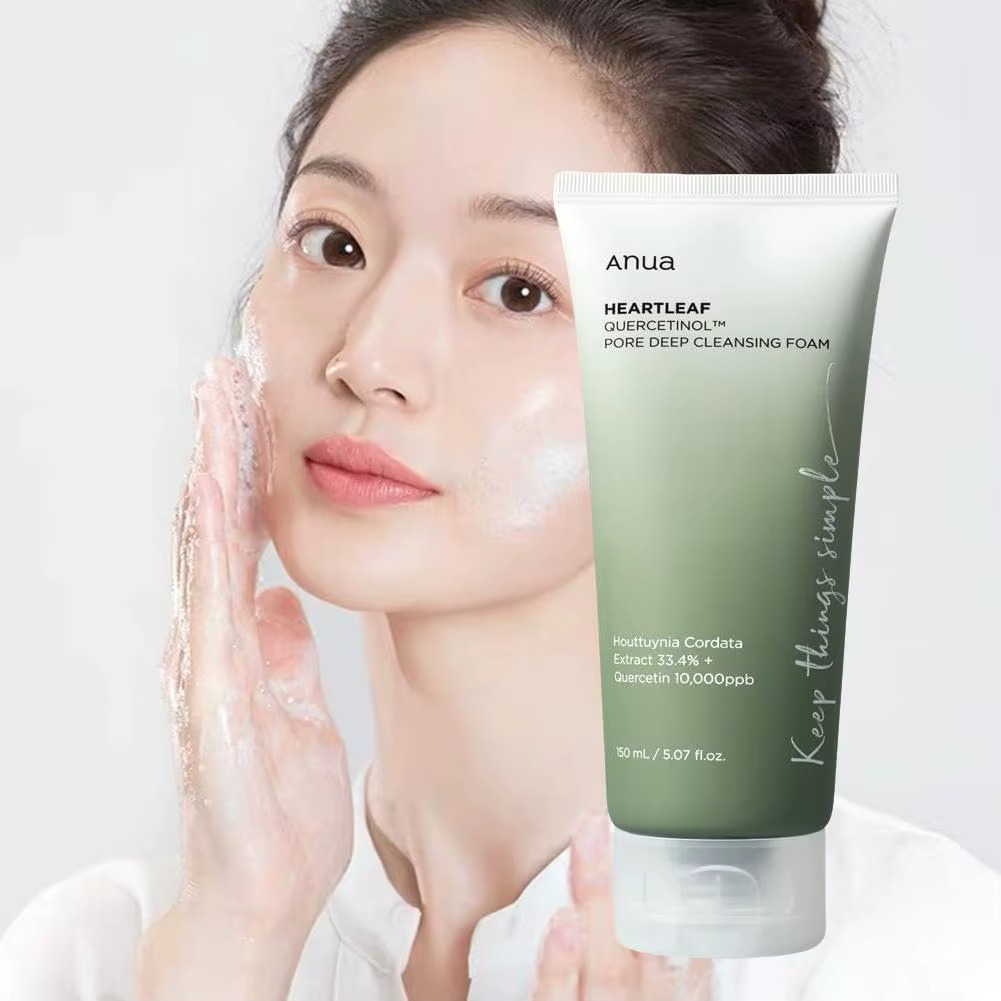 Korean Facial Cleanser Deep Cleaning Moisturizing Refreshing Oil Control Not Tight Cleanser Dense Foam For Skin Care 1/3/5pcs
