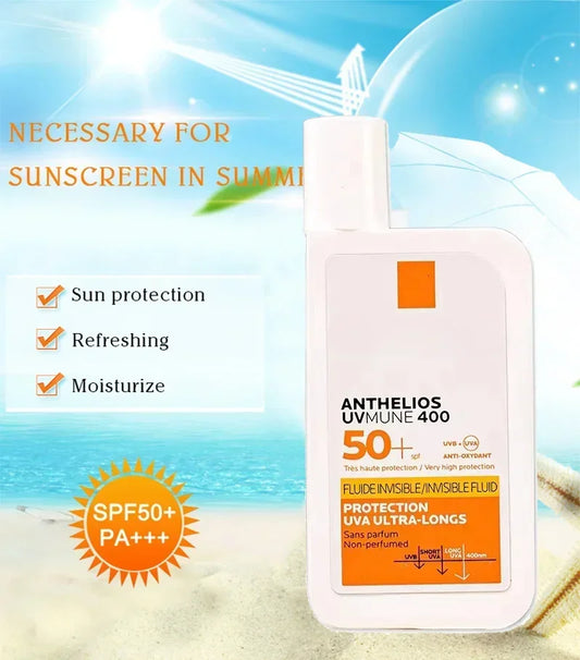 Ying59 Face Sunscreen Ultra SPF50+ Body Sunscreen Anti-Imperfection Anti-Shine Invisible Fluid Waterproof