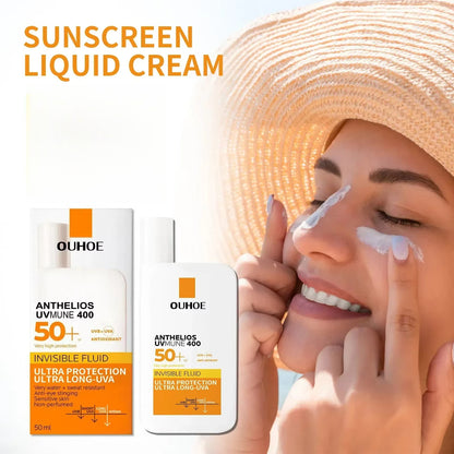 Ying59 Face Sunscreen Ultra SPF50+ Body Sunscreen Anti-Imperfection Anti-Shine Invisible Fluid Waterproof