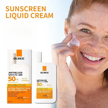 Ying59 Face Sunscreen Ultra SPF50+ Body Sunscreen Anti-Imperfection Anti-Shine Invisible Fluid Waterproof