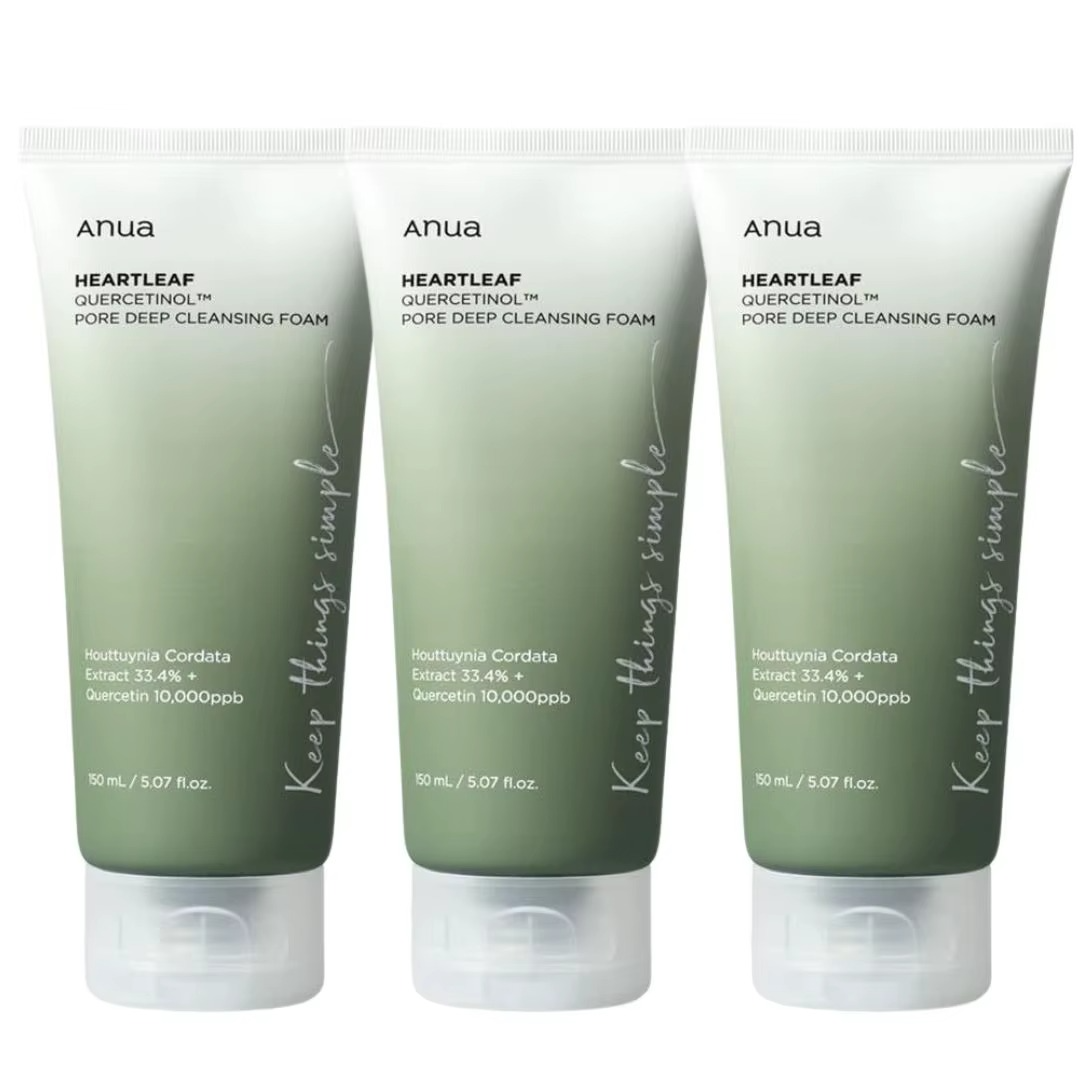 Korean Facial Cleanser Deep Cleaning Moisturizing Refreshing Oil Control Not Tight Cleanser Dense Foam For Skin Care 1/3/5pcs